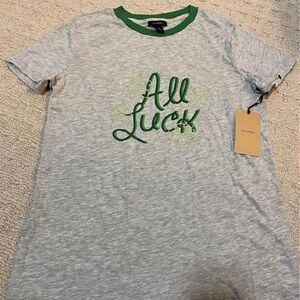 Women’s Halogen All Luck Tee M NWT